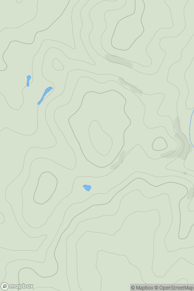 Thumbnail image for Oat Hill [Central and Eastern England] [SJ978203] showing contour plot for surrounding peak